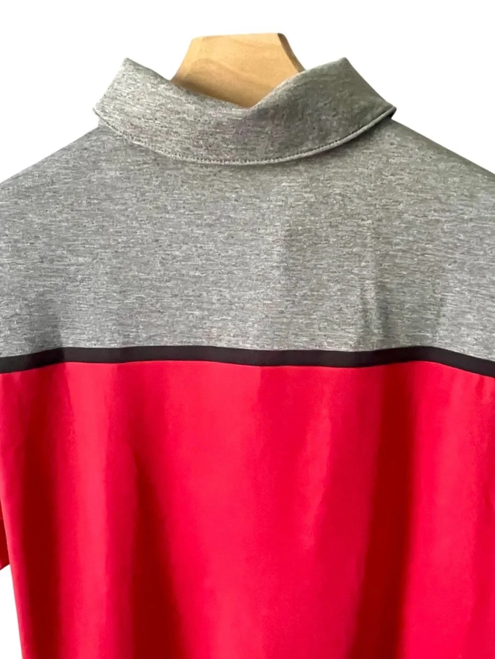 Adidas Ultimate Colorblock Golf Polo Men’s S NWT Red Gray